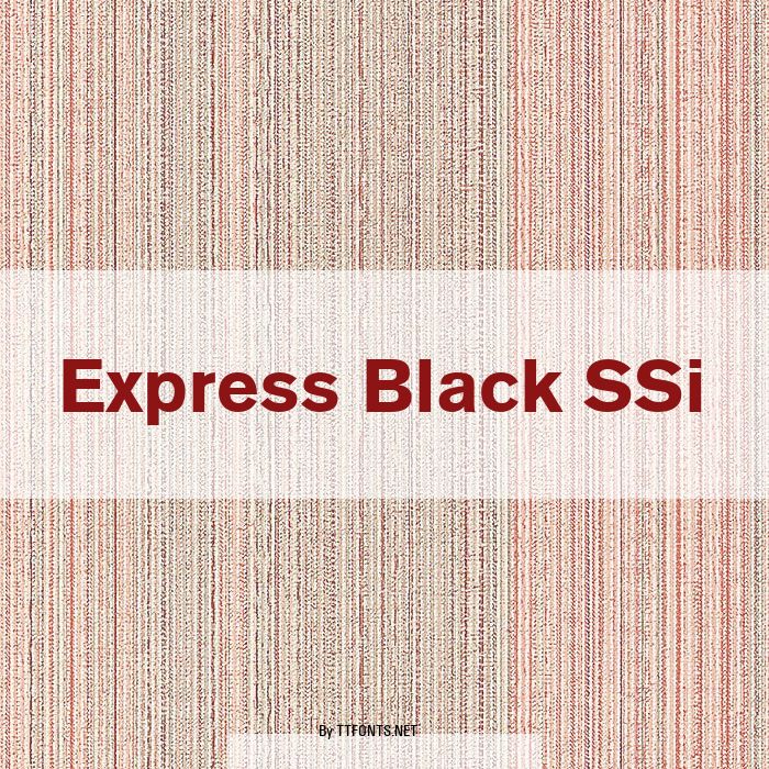Express Black SSi example